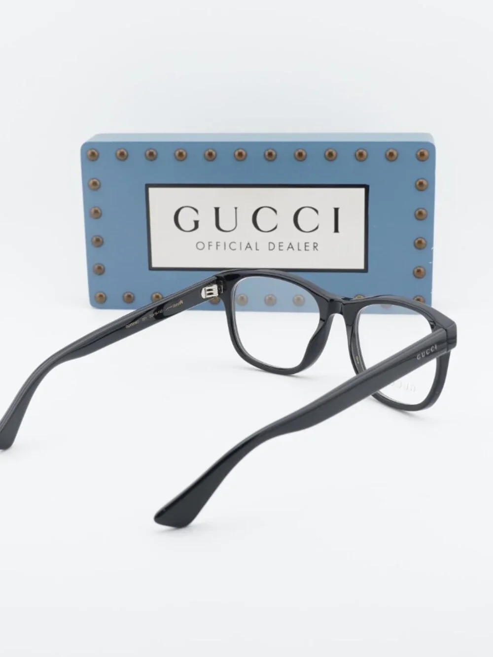 Gucci GG0004O 001 Square Eyeglasses - Black 53mm